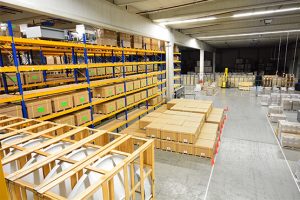 Warehouse of a logistics company in MN