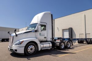 Special equipment is required to haul shipping containers.